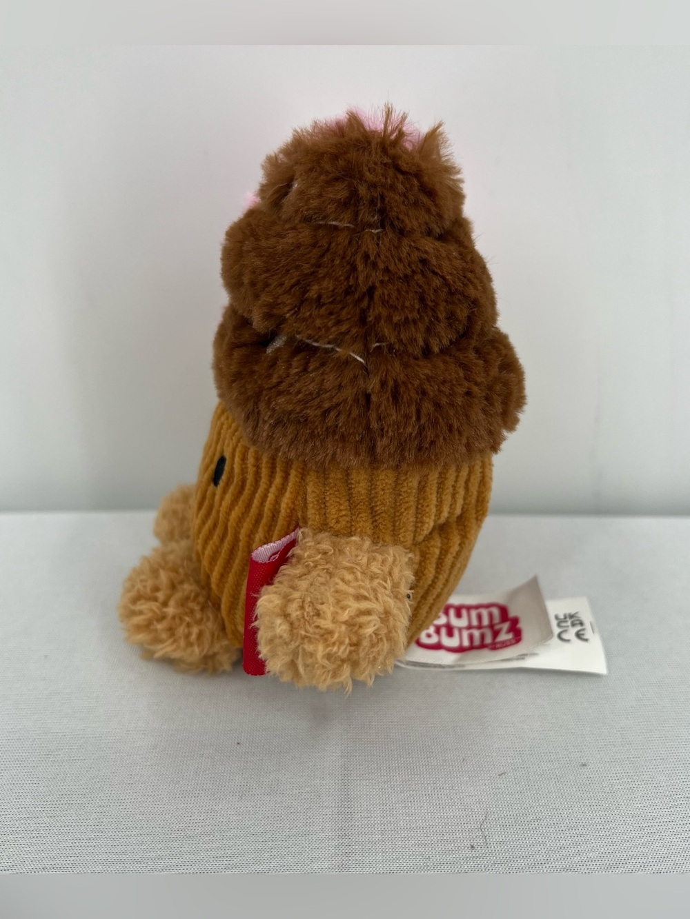 Bum Bumz pink Frosted Cupcake kawaii Plush  Stuffed animal Dessert plushie cute - Picture 4 of 9
